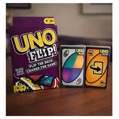GENERICO - Juego De Cartas Genérico Tipo Uno Flip Doble Cara Familiar