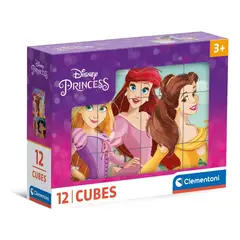 CLEMENTONI - Rompecabezas Cubos Princesas Disney Para Niños