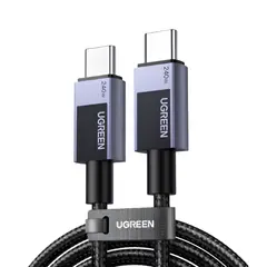 UGREEN - Cable USB Tipo C de 240 W Carga Rapida Mac Pro/Air iPhone 17/17 Pro/17 Pro Max/16/14 Galaxy/ iPad