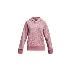 UNDER ARMOUR - Saco Niña Rival Flc Printed Hd Rosa