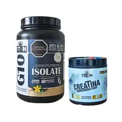 GENERICO - Combo Proteína G10 Isolate 2.4 kg + Creatina 400 g - Suplemento Deportivo para Ganar Masa Muscular