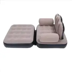 GENERICO - Sillon Inflable Plegable Multifuncion 5 en 1 Sofa Cama para Playa Camping y Hogar