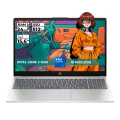 HP - PORTATIL INTEL CORE 5-120U 24GB RAM 512GB SSD 15.6 FHD