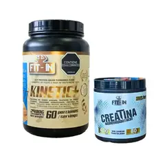 GENERICO - Combo proteína Kinetic+ 2.4kg + Creatina 400g - Suplemento para la recuperación y fuerza muscular