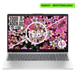HP - Portátil Intel Core 5 120U 40GB RAM SSD 1TB PANTALLA 15.6" FHD