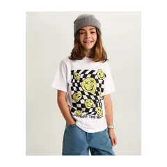 VANS - Camiseta Niño Twisted Joy Ss Blanco