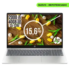 HP - Portátil Intel Core 5 120U 40GB RAM SSD 2TB PANTALLA 15.6" FHD