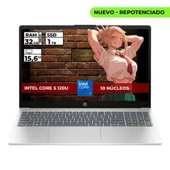 HP - PORTATIL INTEL CORE 5-120U 32GB RAM 1TB SSD 15.6 FHD