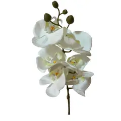 GENERICO - Set x3 ramas de flor de orquídea 6 puntos
