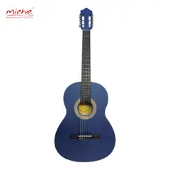 NACIONAL - GUITARRA ACUSTICA MICHE MILLENIUM AZUL CON FORRO
