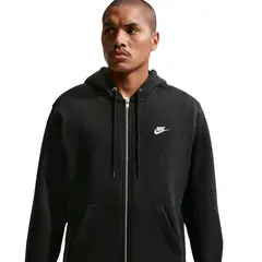 NIKE - Hoodie Club Bb Fz Hoodie Hombre-Negro