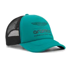 PUMA - Gorra Deportiva Original Amf1 Trucker Verde Para Hombre