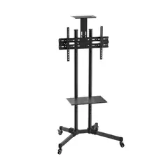 GENERICO - Soporte para Tv Movil con Ruedas Ajustable 32 a 70 Pulgadas hasta 50kg