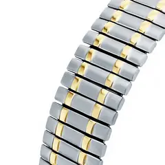 GENERICO - Reloj Q&Q para Hombre de Acero Inoxidable Plateado, Resistente al Agua