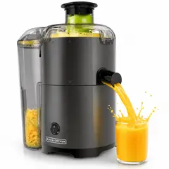 BLACK+DECKER - Extractor de Jugos de Alta Calidad Balck And Decker con Tecnología QUIET y Easy Twist Assembly