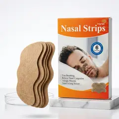 GENERICO - Tiras Nasales Antirronquidos X12 Respiración Instantánea Mejor Sueño Ventilación Nasal Cómodas
