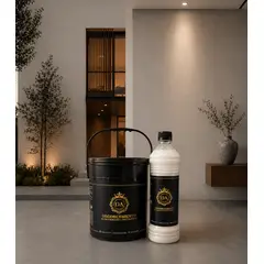 DECORACABADOS - Kit Microcemento - Decorcemento Greige Galón 6kg + Sellador Acrílico Hidrorrepelente