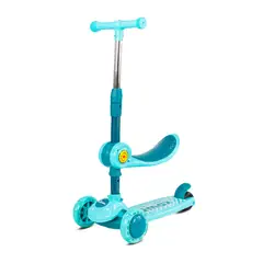 QMAX - Monopatin Tri Scooter 2 En 1 Sit And Scoot Unisex