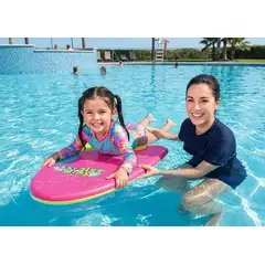 INFANTILES CAJUROMIX - Tabla Flotadora Infantil Bestway Para Niños Piscina Natación Fucsia