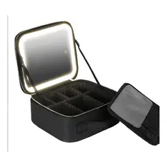 CHINA - Estuche De Maquillaje Con Espejo Luz Led Cosmetiquera