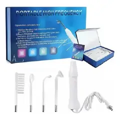 CHINA - Electroterapia Alta Frecuencia Facial Corporal 4 Electrodos