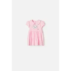 DISNEY - Vestido de La Gata Marie con body rosado para bebé niña