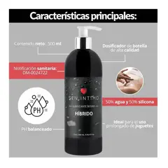 AFM - Lubricante Vaginal Hibrido, Anal, Intimo, 500 Ml