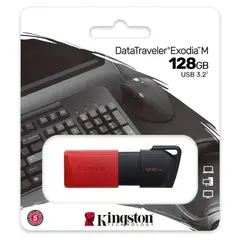 KINGSTON - MEMORIA USB 128B 3.2 EXODIA M