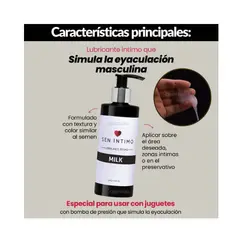 AFM - Lubricante Intimo Milk Semen Eyaculación Masculina 250ml