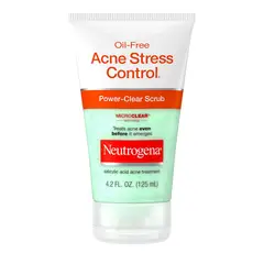NEUTROGENA - Exfoliante Facial Antiacné Oil-Free Acne Stress Control Power-Clear Scrub 125mL