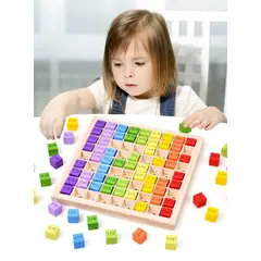 GENERICO - Tabla De Multiplicar Para Niños, Multicolor