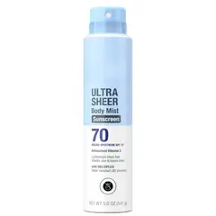 NEUTROGENA - Protector Solar en Spray Ultra Sheer Body Mist SPF 70 5 oz