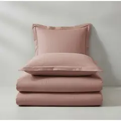 GENERICO - Duvet Cover Forro De Plumon Doble Palo Rosa Mic Liso