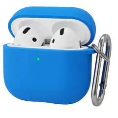 GENERICO - Estuche Forro Funda Case De Silicona Para AirPods 4 + Arnes
