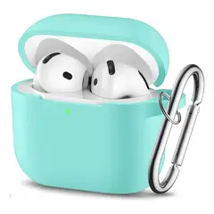 GENERICO - Estuche Forro Funda Case De Silicona Para AirPods 4 + Arnes