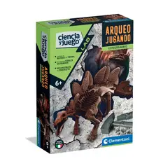 CLEMENTONI - Juego De Ciencia Kit Excavación Stegosaurus Realidad Niños