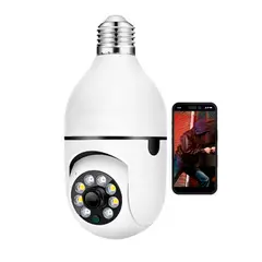 GENERICO - Camara Domo Ptz De Seguridad Wifi Ip Bombillo Full Hd 360º