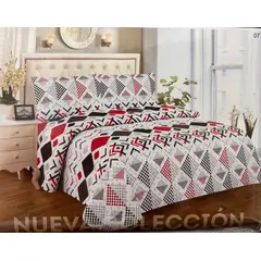 CASA LUNA - Juego De Sabanas Cama Doble 21cm - REDLINE