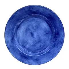 PLACEMENT - Plato Principal Cerámica Fondo Azul Ind 27 cm