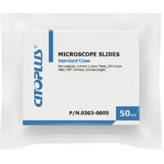 GENERICO - Láminas Portaobjetos Citoplus 25x75mm Caja x 50 Unidades