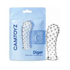 HOT FLOWERS - Funda Para Dedo Texturizada Diget en Silicona Camtoyz