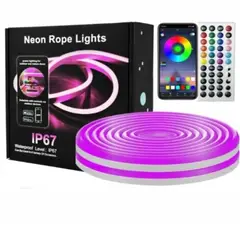 GENERICO - Cinta Luz LED RGB Neon 10M Con APP Tuya