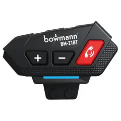 BOWMANN - Audifonos Tipo Intercomunicador BM 21BT Bluetooth V5.1 Casco Moto