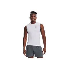 UNDER ARMOUR - Camiseta Hombre Hg Armour Comp Si Blanco