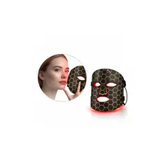 GENERICO - Mascara Led Facial Terapia Luz Roja 7 Colores Antiarrugas