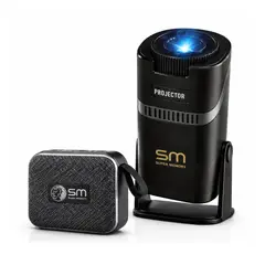 GENERICO - Proyector Inteligente Portátil WiFi con Parlante y Control Remoto