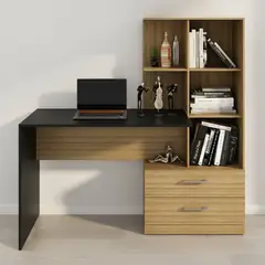 MUEBLES 2020 - Escritorio + Biblioteca Poli - AlmendraNegro