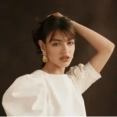 AMORINO JEWELRY - Aretes Monociclo Filigrana en Plata ley 925 con Baño de Oro de 24 kt de 5 Micras