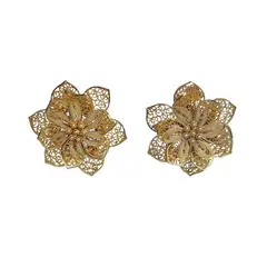 AMORINO JEWELRY - Belladona Maxi Filigrana en Plata ley 925 con Baño de Oro