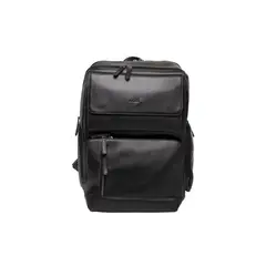 BOSI - Morral En Cuero Para Hombre Lunin Negro